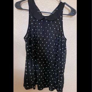 H&M’s see through polka dots top